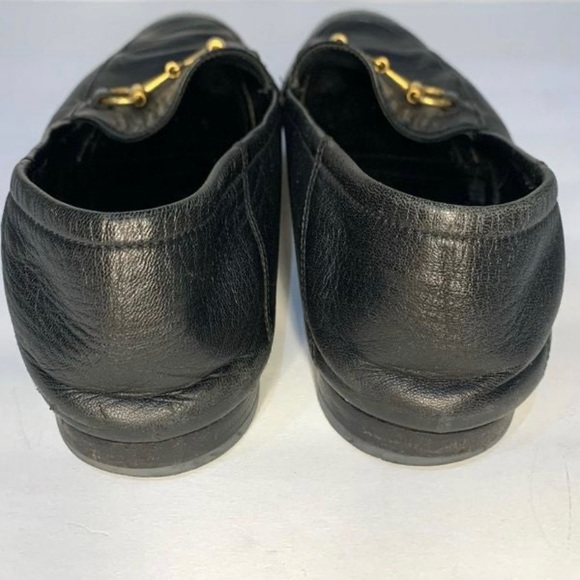 Gucci Horsebit Classic Italian Leather Loafer Slipper 407314 Black Size 9 /US 11 - Picture 10 of 12